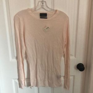 Line Tissue Crewneck Sweater
